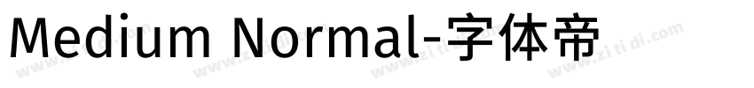 Medium Normal字体转换 Medium Normal字体转换